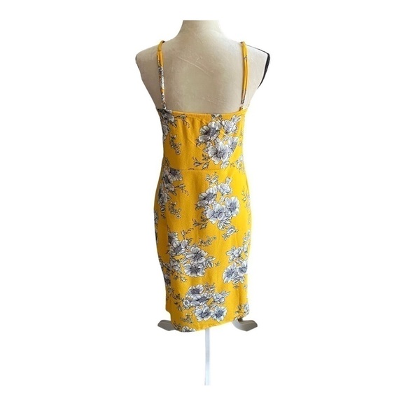 NWOT-LOVE J-YELLOW FLORAL DRESS-SIZE 2X - Picture 6 of 9